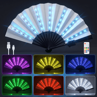 Remote Color Changing LED Fan - Rave Essentials Co.