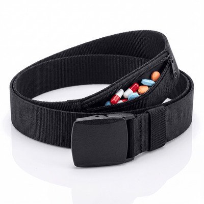 Secret Stash Compartment Belt - Rave Essentials Co.