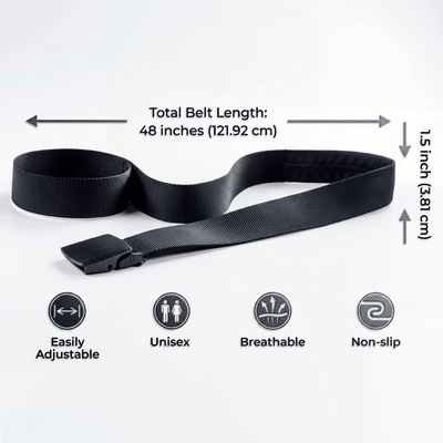 Secret Stash Compartment Belt - Rave Essentials Co.
