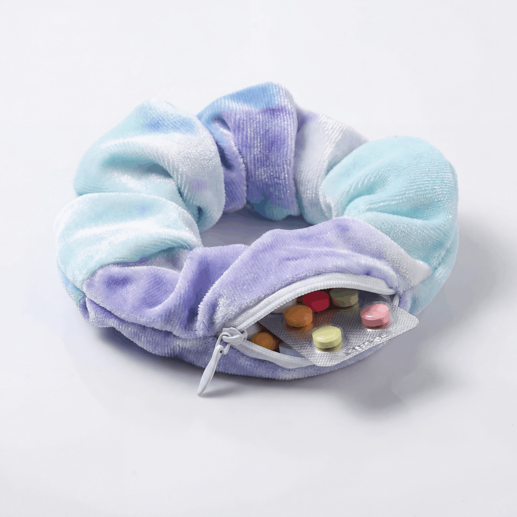 Secret Stash Compartment Scrunchies (3 Pack) - Rave Essentials Co.